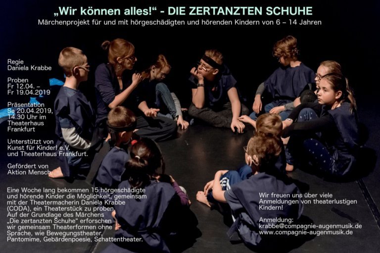 Theaterprojekt Wir können alles - Die zertanzten Schuhe (Fotoquelle: Compagnie Augenmusik)