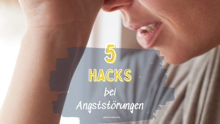 5 Hacks bei Angststörungen